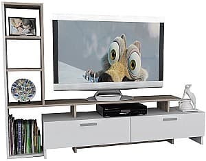 Стенка Trendy Simal Alb/Cordoba