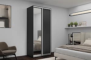 Dulap-Cupe Nex Home 1 Oglinda + 1 PAL Antracit (Gri) 100x60x220 cm