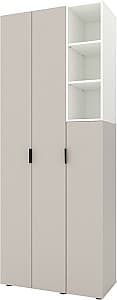 Dulap Nex Home A003R Cashmere (Bej)/Alb