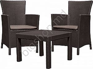 Набор садовой мебели Allibert Rosario Balcony Set Brown