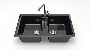 Chiuveta de bucatarie Marrbaxx Z026Q4 Black Lucios