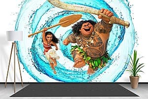 Fototapet 3d Art.Desig Disney Moana și Maui