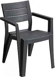 Scaun din plastic Keter Julie Dining Chair Graphite