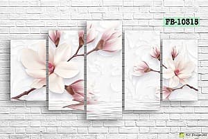 Tablou multicanvas Art.Desig Flowers FB-10315