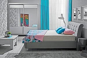 Dormitor Ambianta Samba Grey 1600 mm