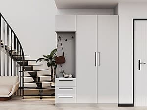 Antreu Bayro Serenity 150x220x51.8 Colt Stâng / 3 Sertare / Gri Asfalt